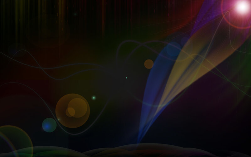 Abstract Light Patterns — Black