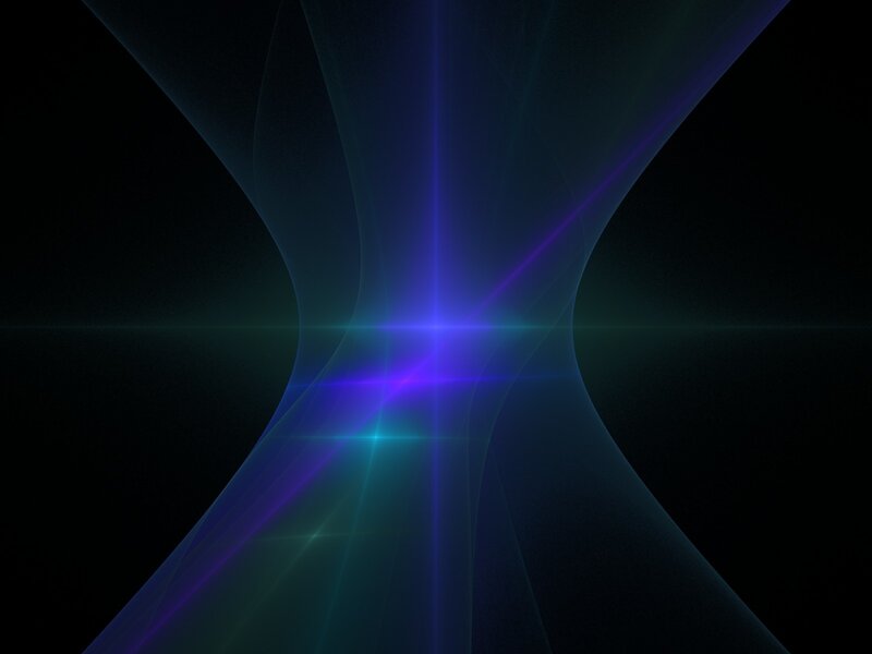 Abstract Light Patterns — Blue, Mysterious