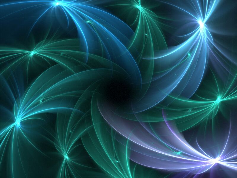Abstract Light Patterns — Blue