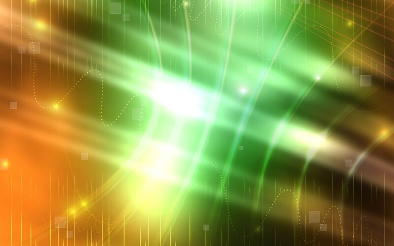 Abstract Light Patterns — Green, Dynamic
