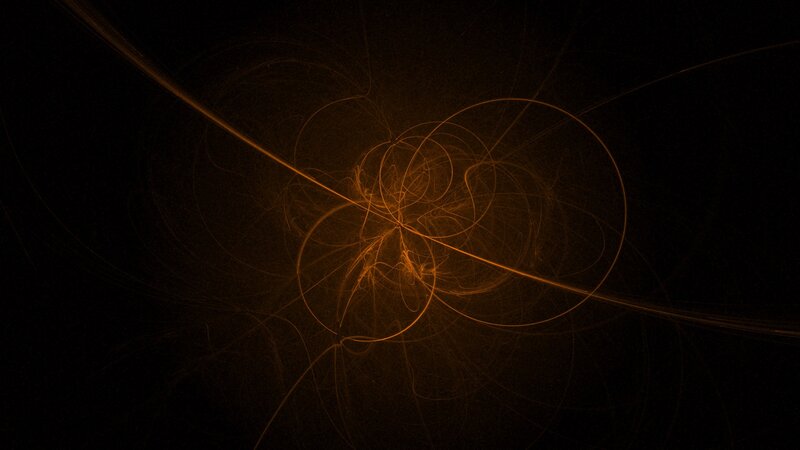 Abstract Light Patterns — Orange, Mysterious