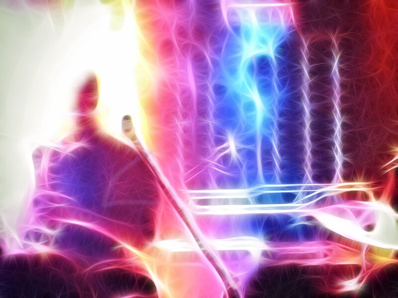Abstract Light Patterns — Pink, Energetic