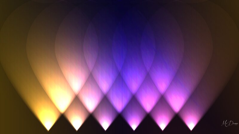Abstract Light Patterns — Purple, Calm