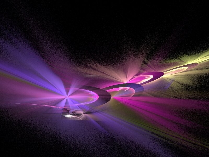 Abstract Light Patterns — Purple, Dynamic, Digital Art, Light Beams, Colorful Swirls