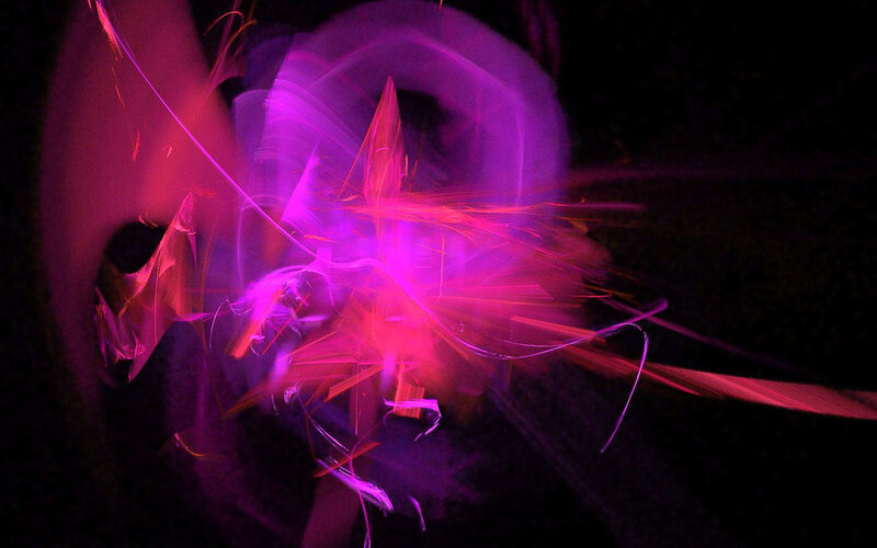 Abstract Light Patterns — Purple, Dynamic, Night