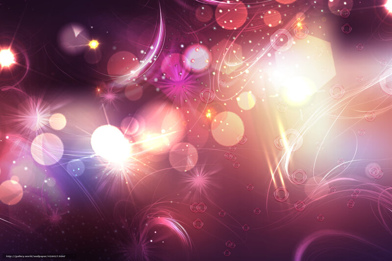Abstract Light Patterns — Purple, Energetic, Digital Art, Bokeh