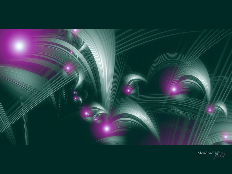 Abstract Light Patterns — Purple, Ethereal, Digital Art, Lights