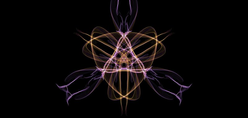 Abstract Light Patterns — Purple, Mystical