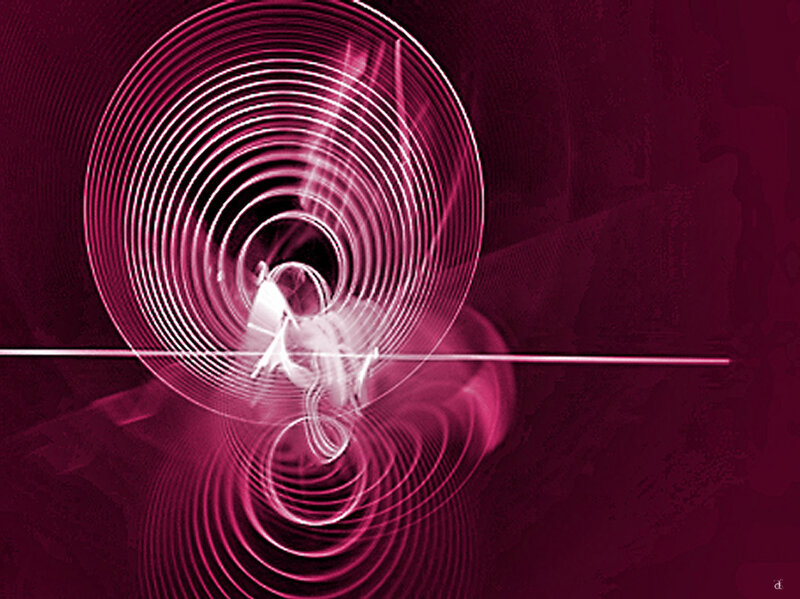 Abstract Light Patterns — Purple