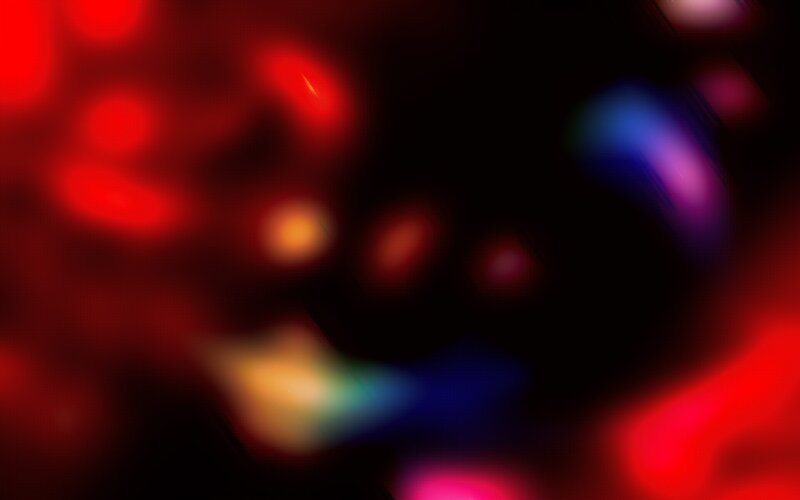 Abstract Light Patterns — Red, Dark, Red Lights