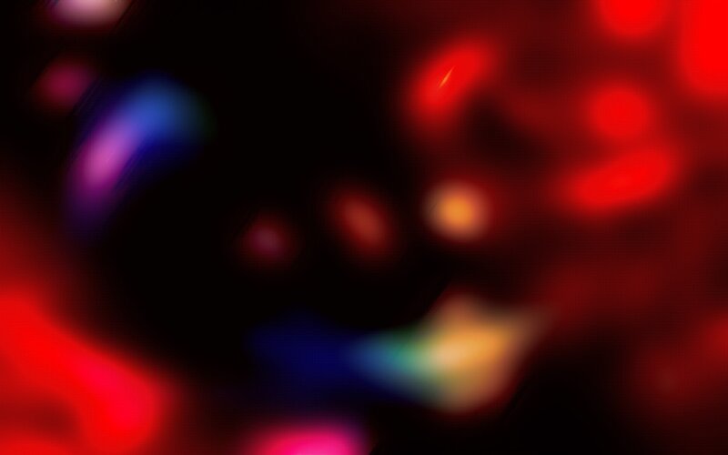 Abstract Light Patterns — Red, Mysterious