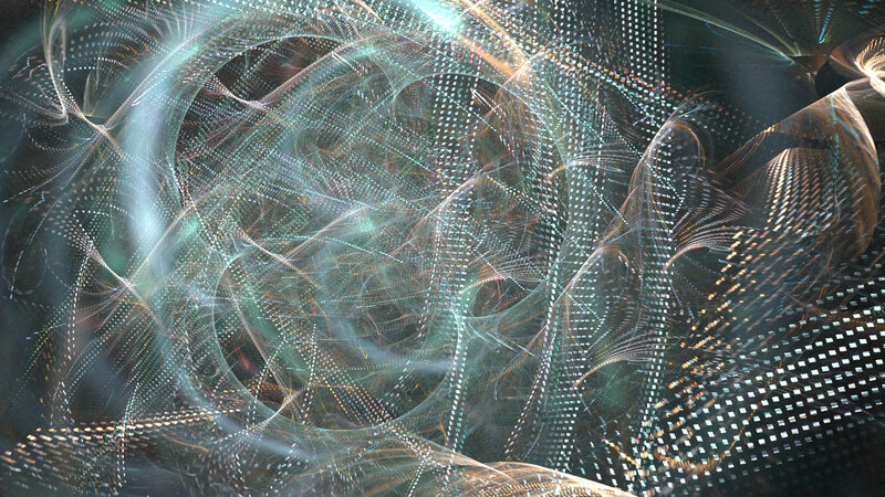 Abstract light patterns swirl