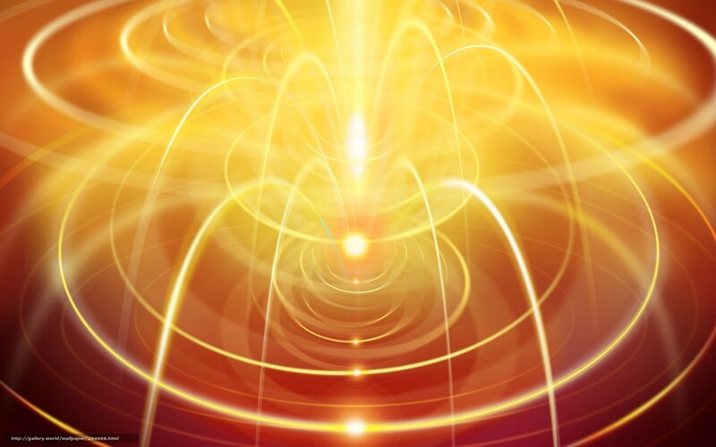 Abstract Light Patterns — Yellow, Energetic