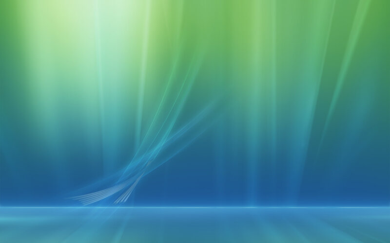 Abstract Light Rays — Green
