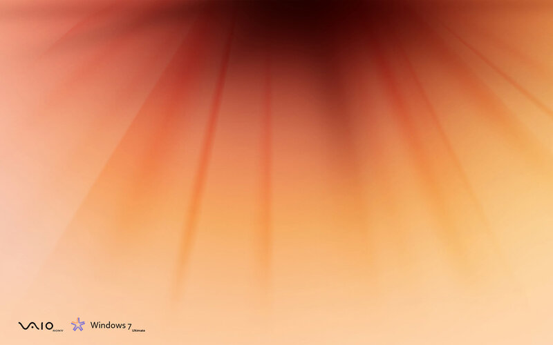 Abstract Light Rays — Orange