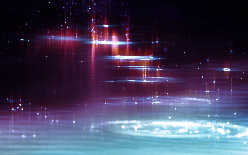 Abstract Light Reflections — Purple, Dreamy