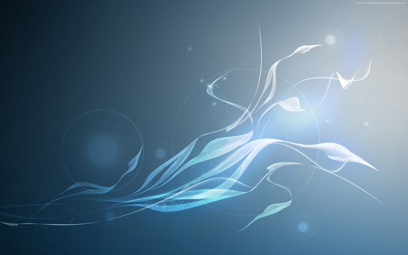 Abstract Light Ribbons