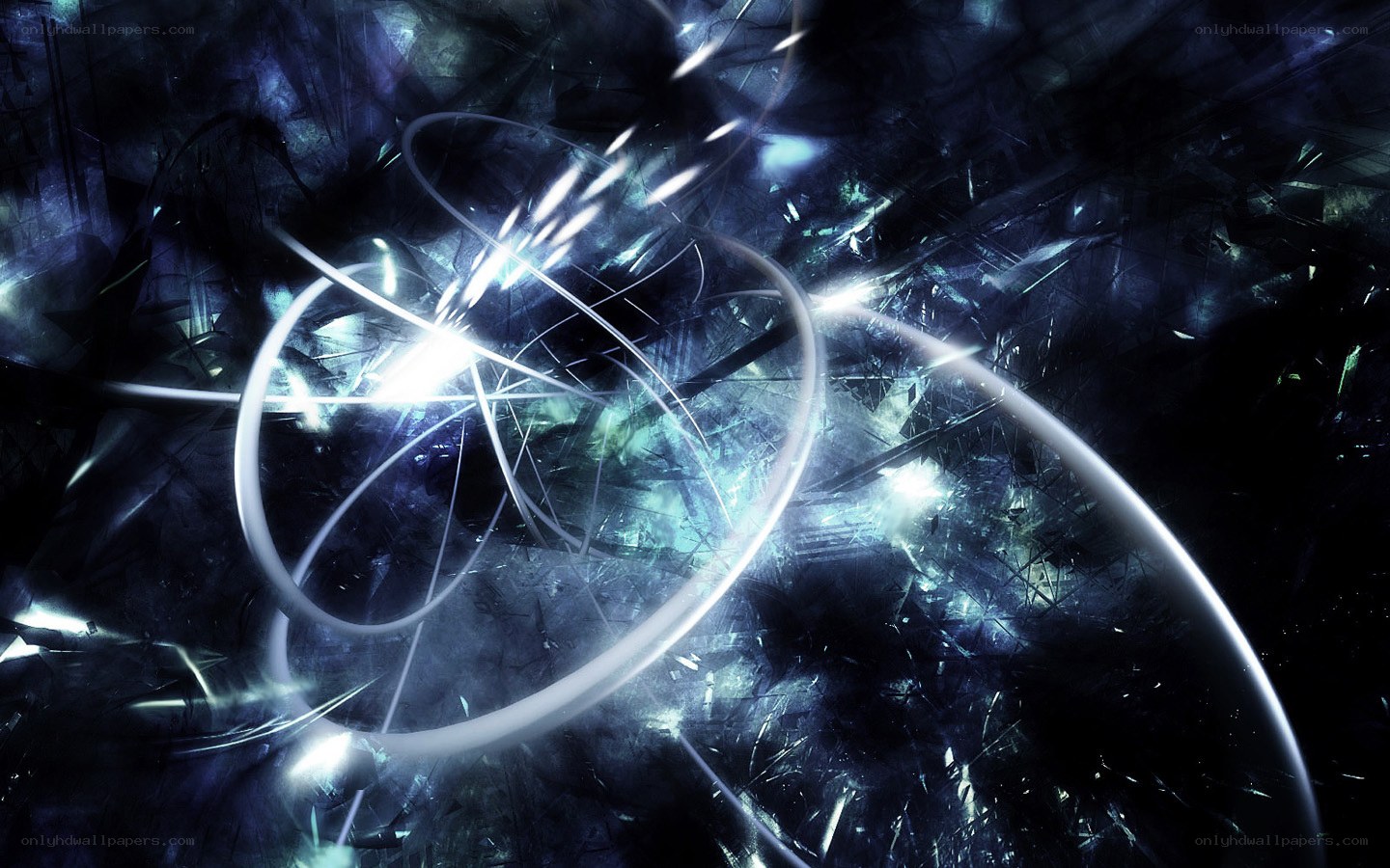 Abstract light rings in dark space