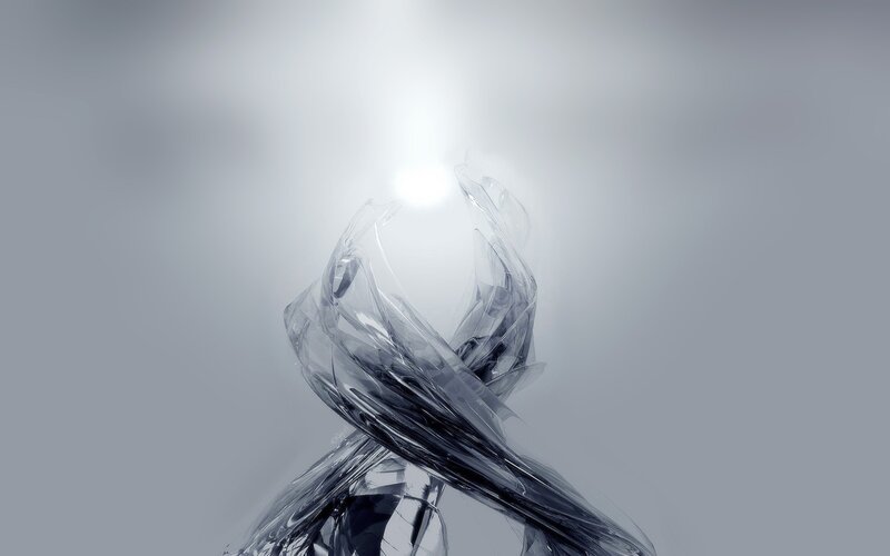 abstract light sculpture