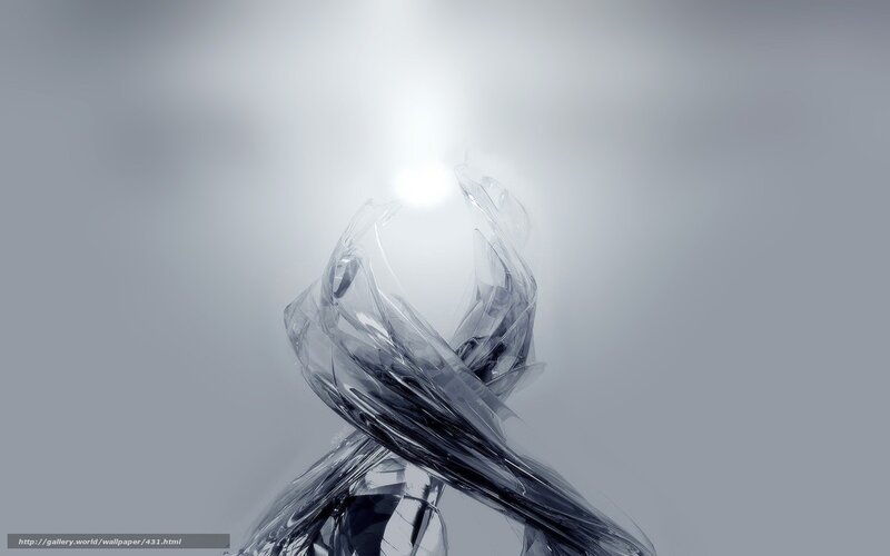 Abstract light sculpture