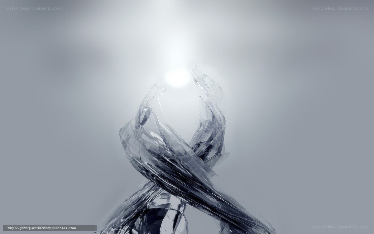 Abstract light sculpture