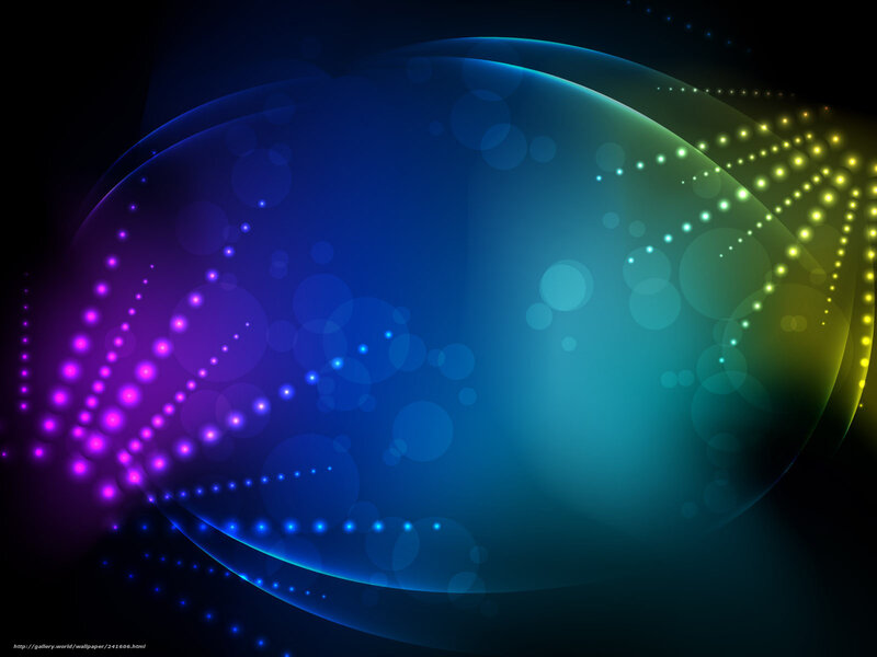 Abstract Light Sphere — Blue