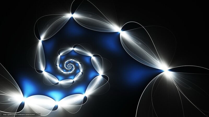 Abstract Light Spiral — White, Dramatic, Digital Art