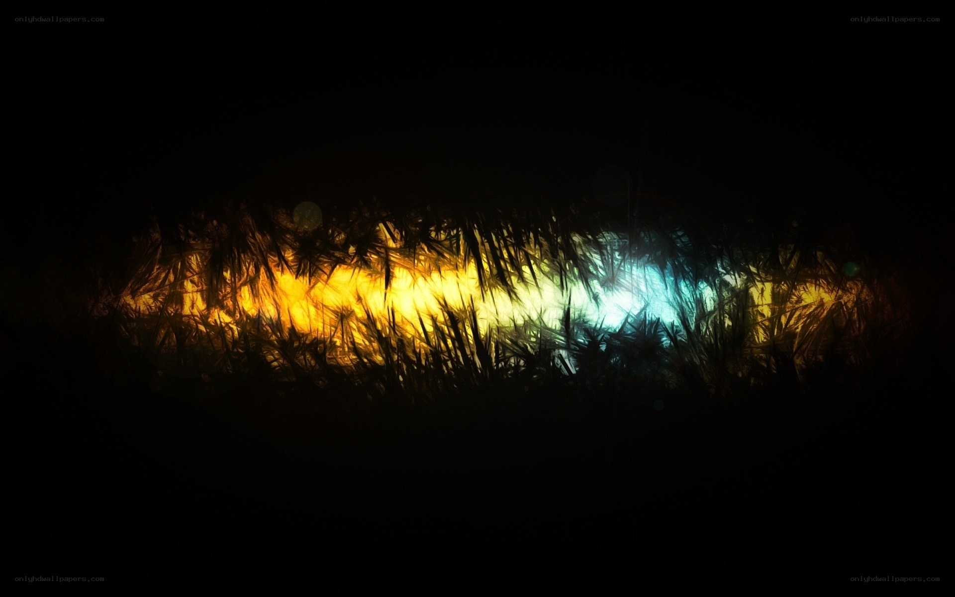 Abstract light streak in dark