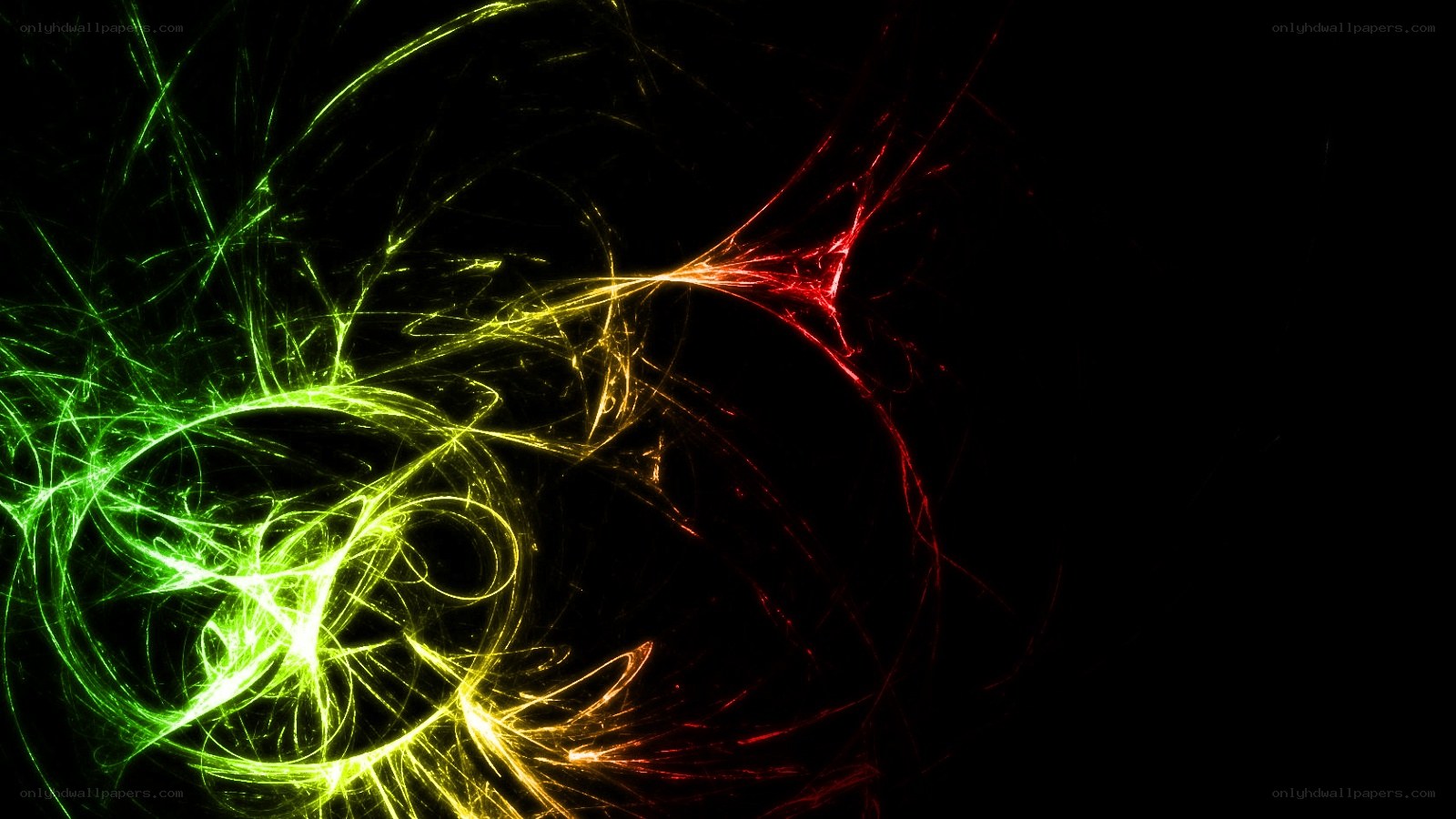 Abstract light streaks