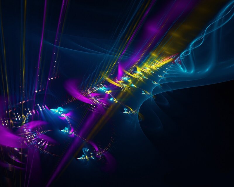 Abstract light streaks