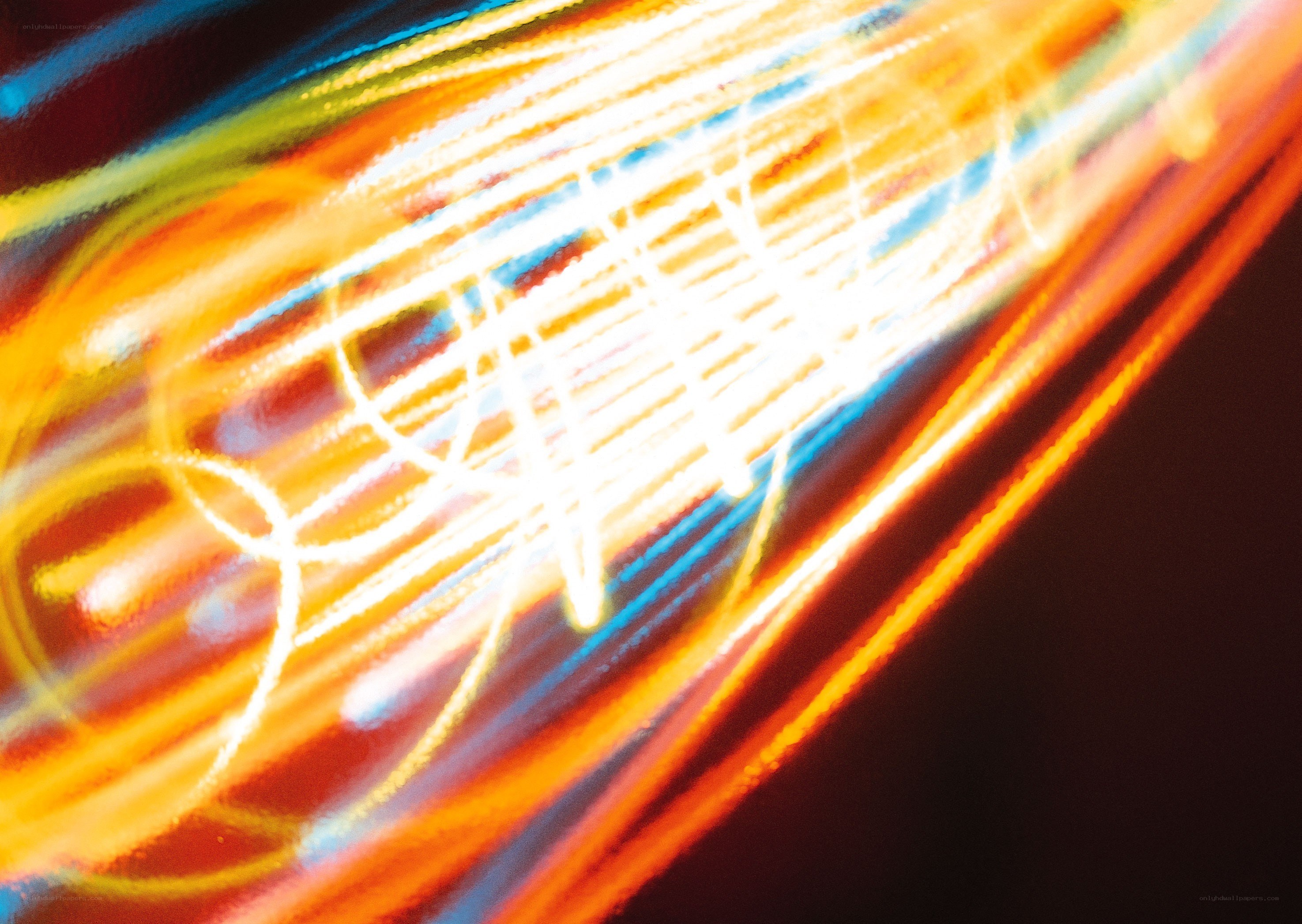 Abstract light streaks
