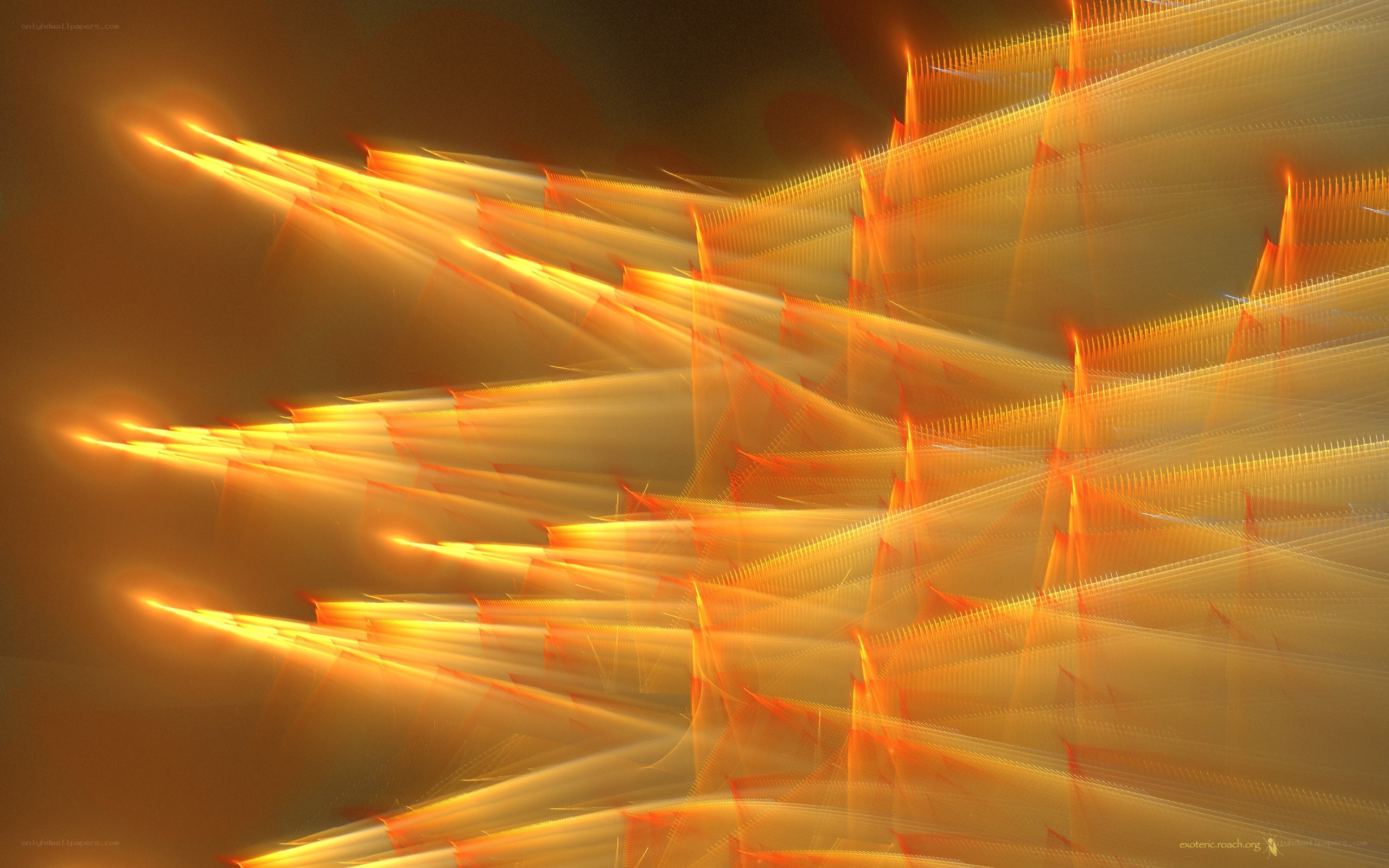 Abstract light streaks