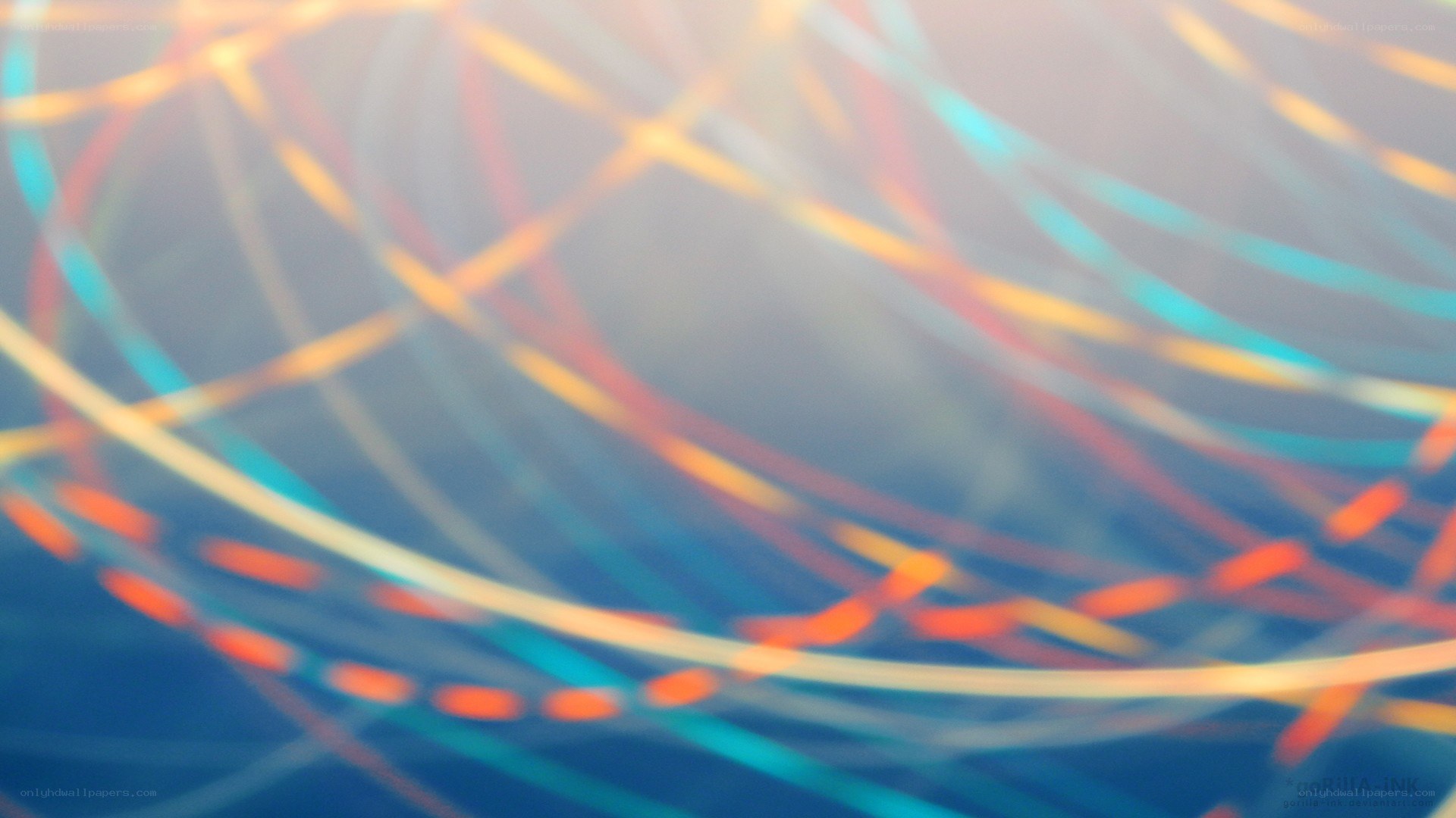 Abstract light streaks