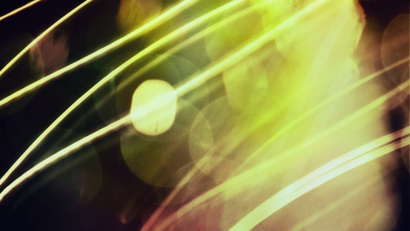 Abstract light streaks and bokeh