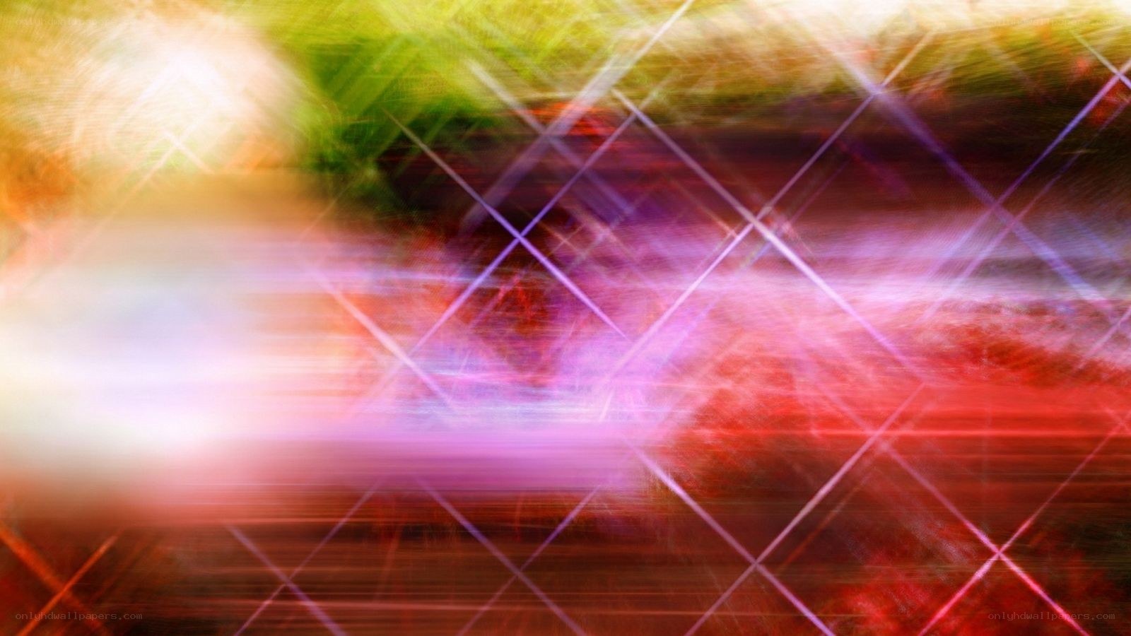 Abstract light streaks and colors