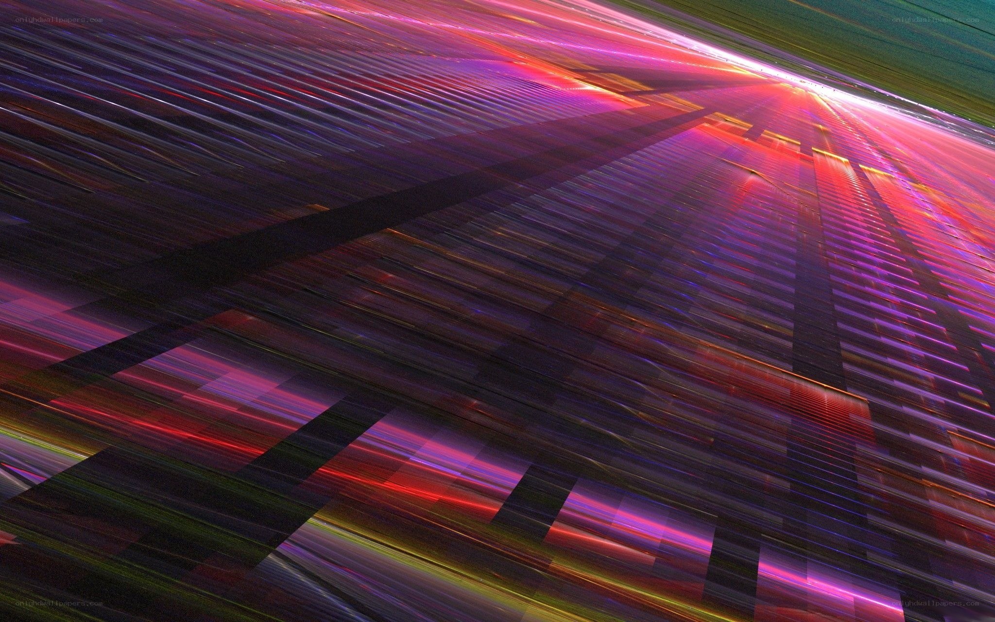 Abstract light streaks and colors