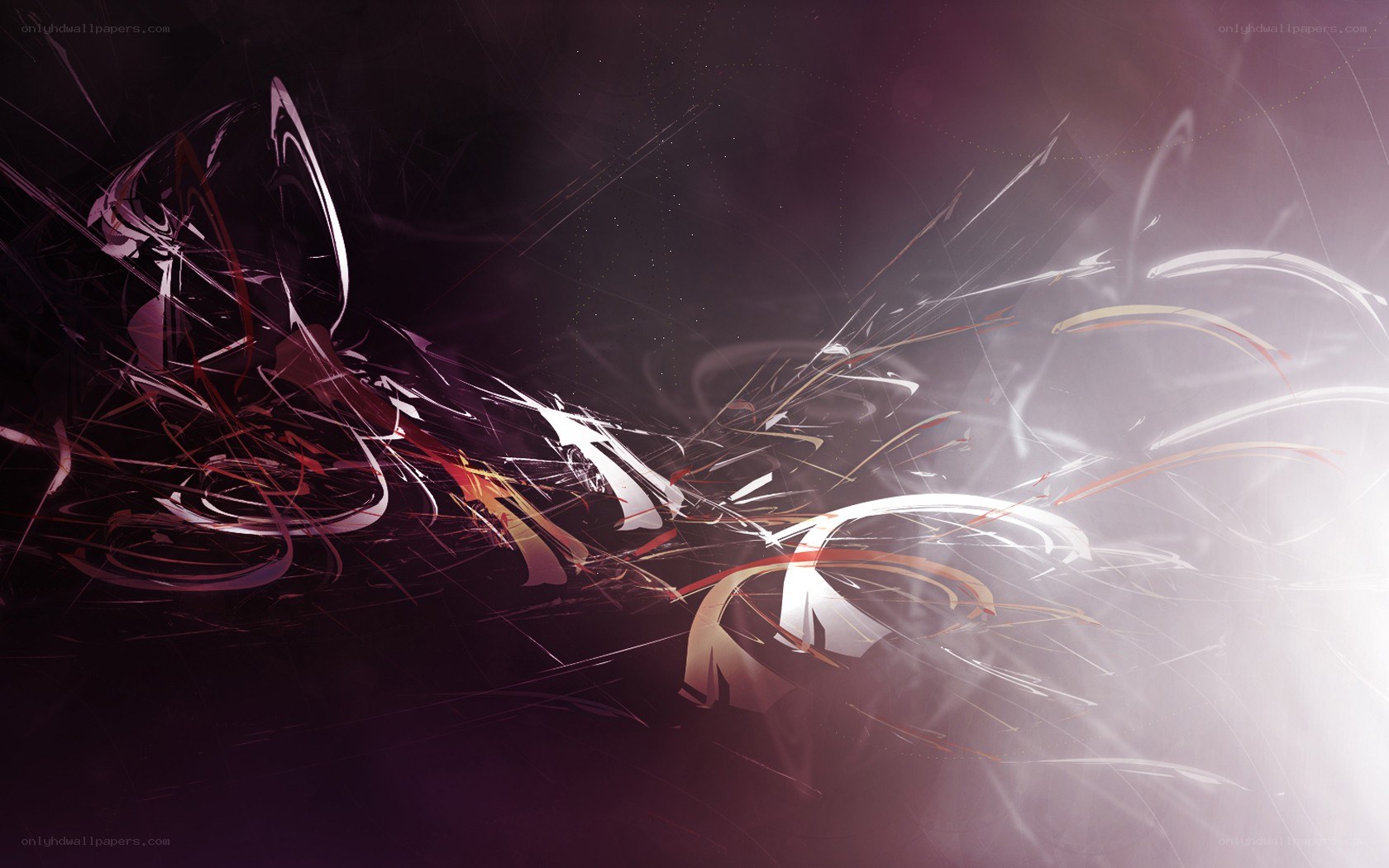 abstract light streaks art