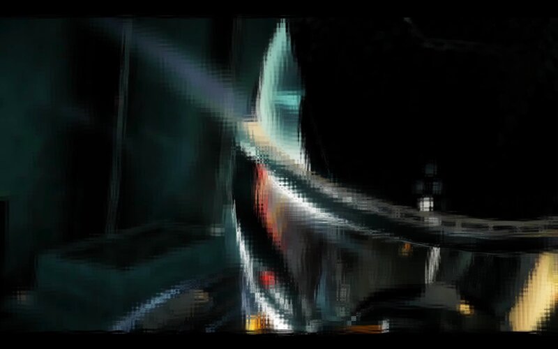 Abstract Light Streaks — Black, Dark