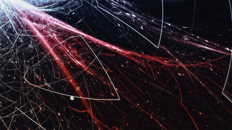 Abstract Light Streaks — Black, Dramatic, Digital Art, Light Trails