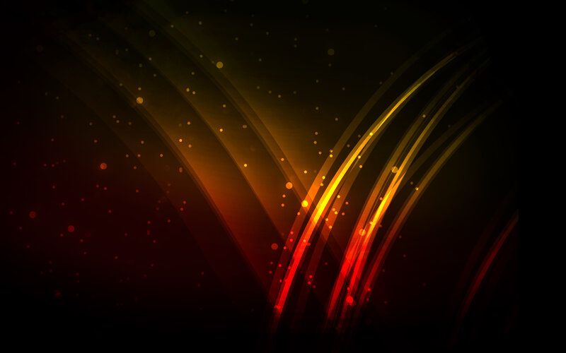 Abstract Light Streaks — Black, Dramatic, Digital Art, Lines, Particles