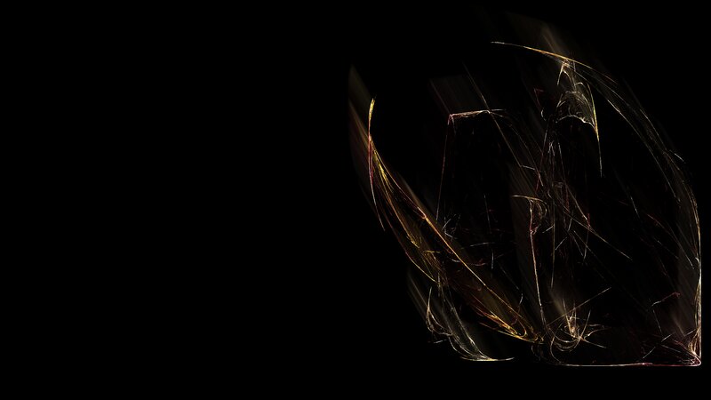 Abstract Light Streaks — Black, Dramatic, Digital Art