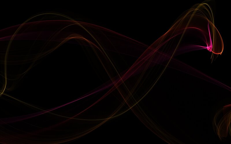 Abstract Light Streaks — Black, Dynamic, Color