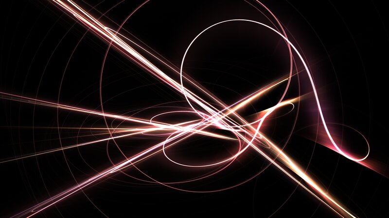 Abstract Light Streaks — Black, Dynamic, Light Trails