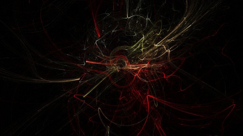 Abstract Light Streaks — Black, Dynamic