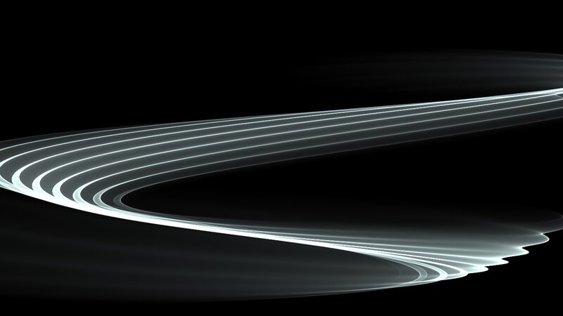 Abstract Light Streaks — Black, Serene
