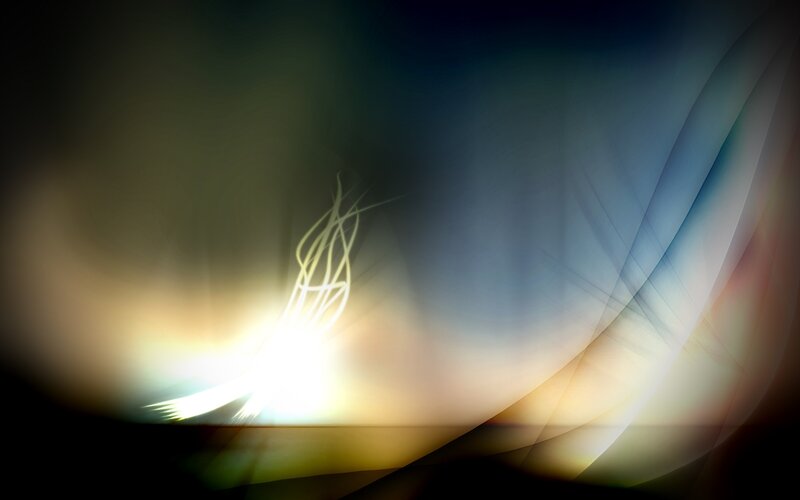 Abstract Light Streaks — Blue, Dramatic
