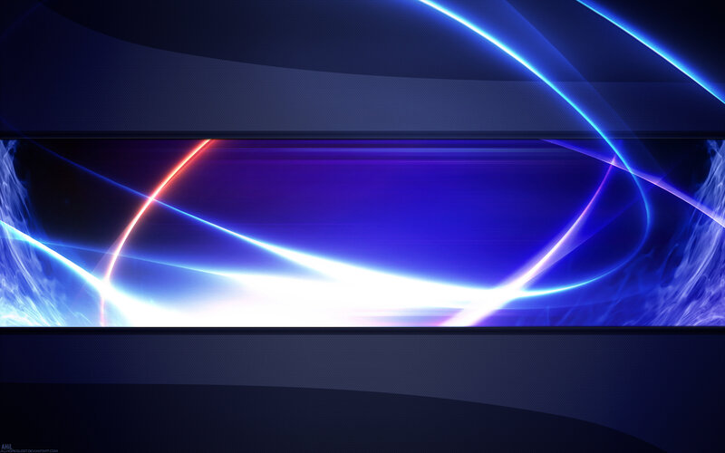 Abstract Light Streaks — Blue, Dynamic, Digital Art, Lines, Smoke
