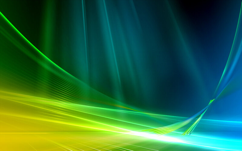 Abstract Light Streaks — Green, Dynamic, Digital Art, Color, Lines