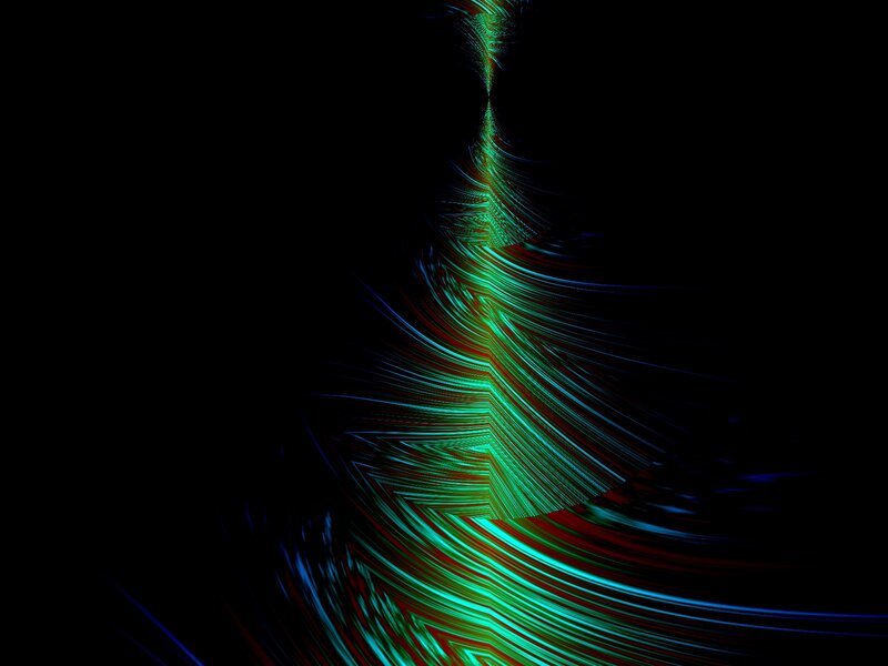 Abstract Light Streaks — Green, Dynamic