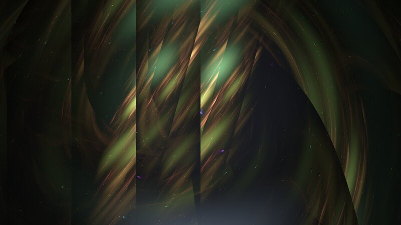 Abstract Light Streaks — Green, Mysterious